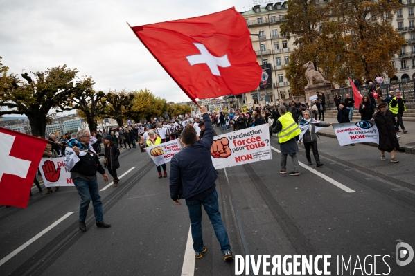 Manifestation contre la loi Covid et le passe sanitaire