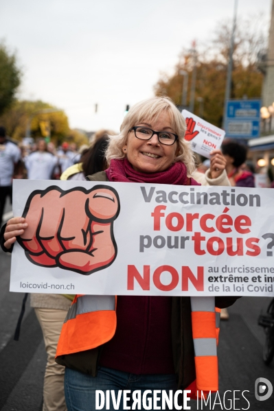 Manifestation contre la loi Covid et le passe sanitaire