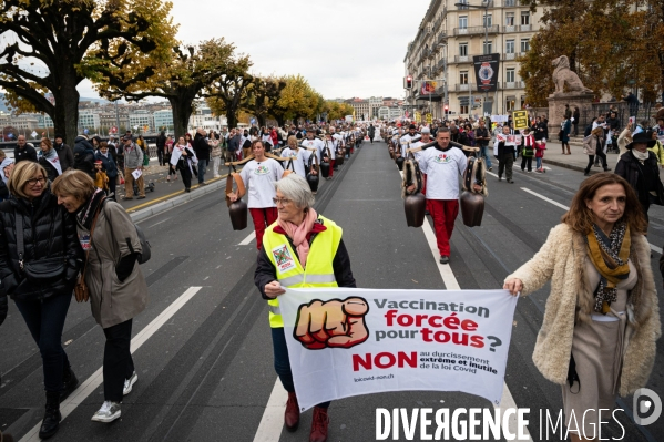 Manifestation contre la loi Covid et le passe sanitaire