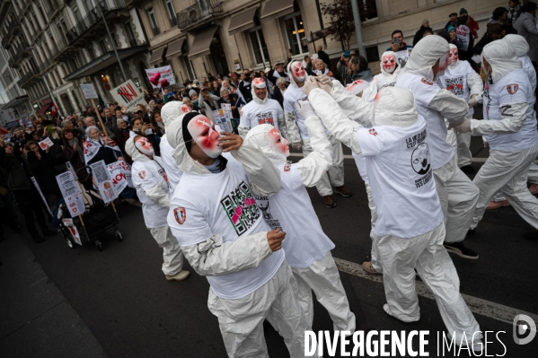 Manifestation contre la loi Covid et le passe sanitaire