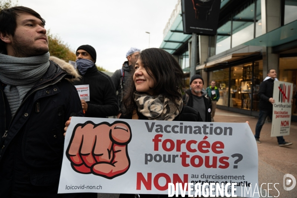 Manifestation contre la loi Covid et le passe sanitaire