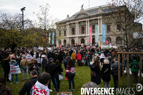 Manifestation contre la loi Covid et le passe sanitaire