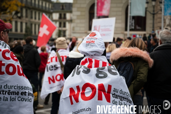 Manifestation contre la loi Covid et le passe sanitaire