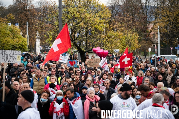 Manifestation contre la loi Covid et le passe sanitaire