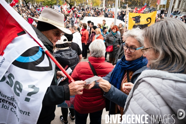 Manifestation contre la loi Covid et le passe sanitaire