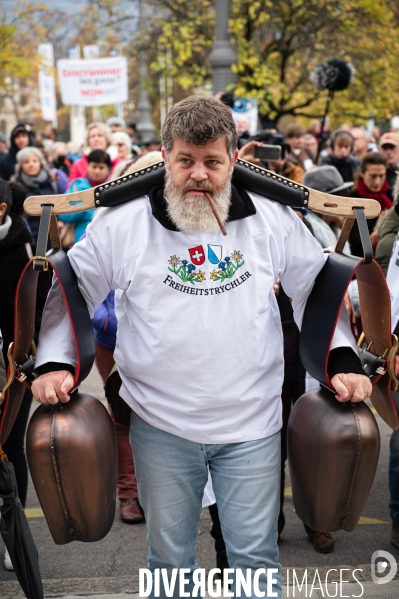 Manifestation contre la loi Covid et le passe sanitaire