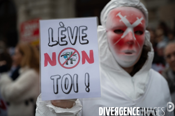 Manifestation contre la loi Covid et le passe sanitaire