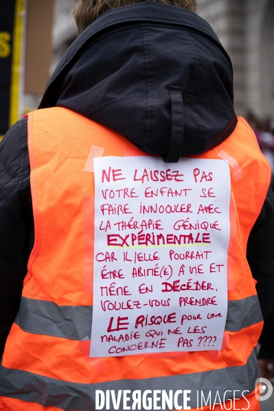 Manifestation contre la loi Covid et le passe sanitaire