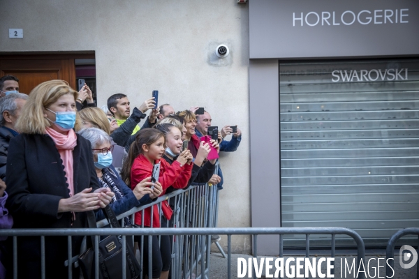 Emmanuel Macron à Saint-Etienne et Montbrison - Loire