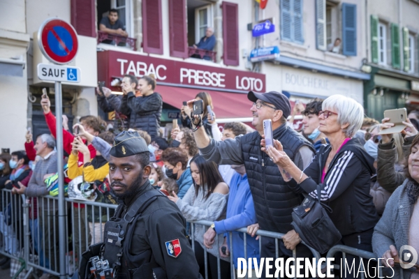 Emmanuel Macron à Saint-Etienne et Montbrison - Loire