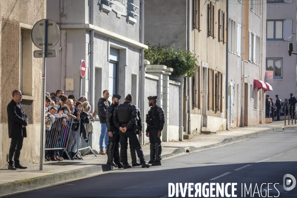 Emmanuel Macron à Saint-Etienne et Montbrison - Loire