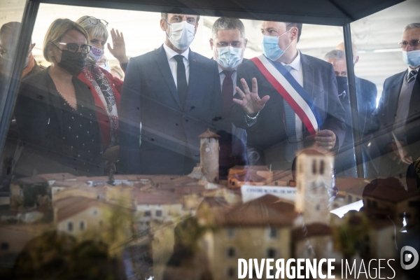 Emmanuel Macron à Saint-Etienne et Montbrison - Loire