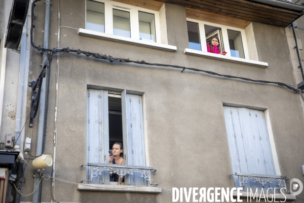 Emmanuel Macron à Saint-Etienne et Montbrison - Loire