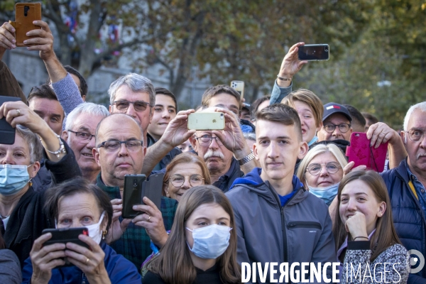 Emmanuel Macron à Saint-Etienne et Montbrison - Loire