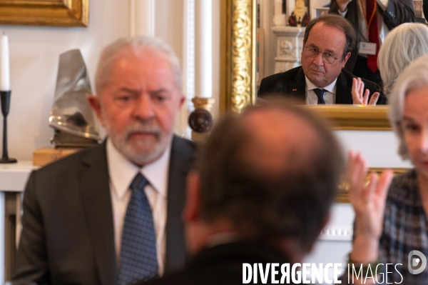 Déjeuner entre Lula da Silva et François Hollande.