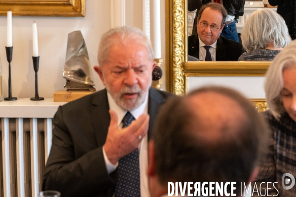 Déjeuner entre Lula da Silva et François Hollande.