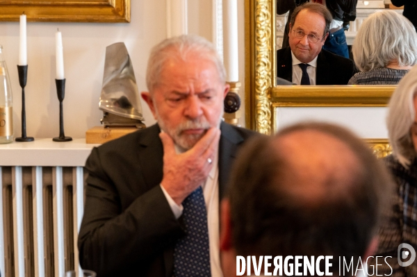 Déjeuner entre Lula da Silva et François Hollande.