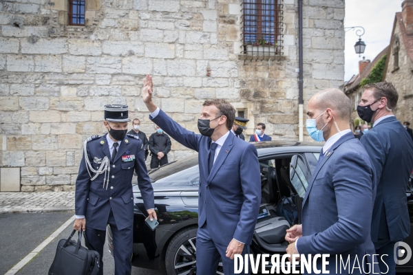 Emmanuel Macron dans le Lot