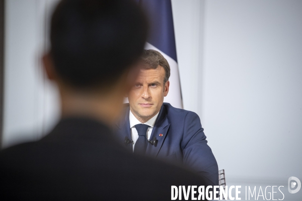 Emmanuel Macron : conférence de presse à l Elysée