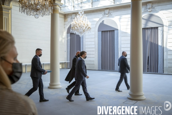 Emmanuel Macron : conférence de presse à l Elysée