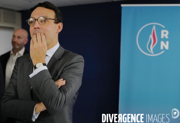 Inauguration du QG de la campagne presidentielle de 2022 de Marine Le Pen