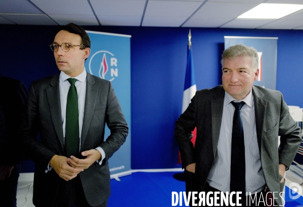 Inauguration du QG de la campagne presidentielle de 2022 de Marine Le Pen