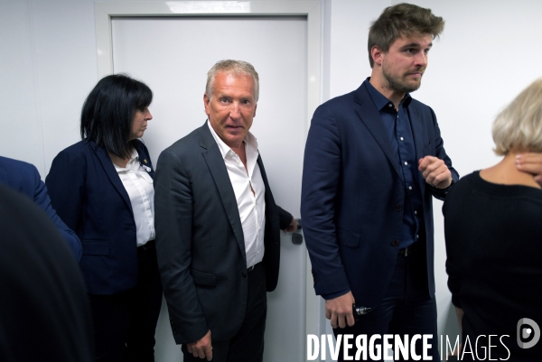 Inauguration du QG de la campagne presidentielle de 2022 de Marine Le Pen