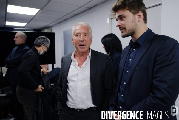 Inauguration du QG de la campagne presidentielle de 2022 de Marine Le Pen