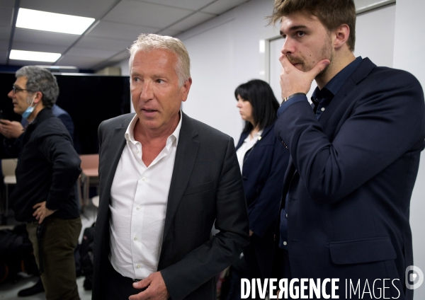 Inauguration du QG de la campagne presidentielle de 2022 de Marine Le Pen