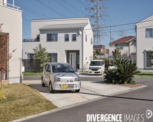 .Nouveau quartier résidentiel de la banlieue nord-est de Tokyo.