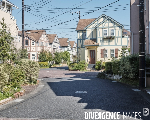 .Nouveau quartier résidentiel de la banlieue nord-est de Tokyo.