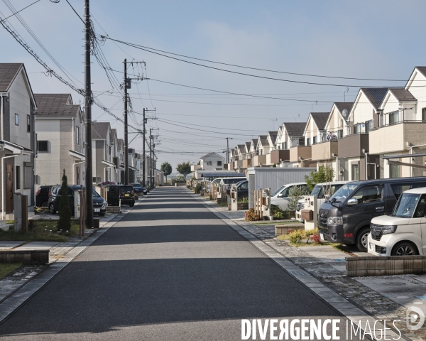 .Nouveau quartier résidentiel de la banlieue nord-est de Tokyo.