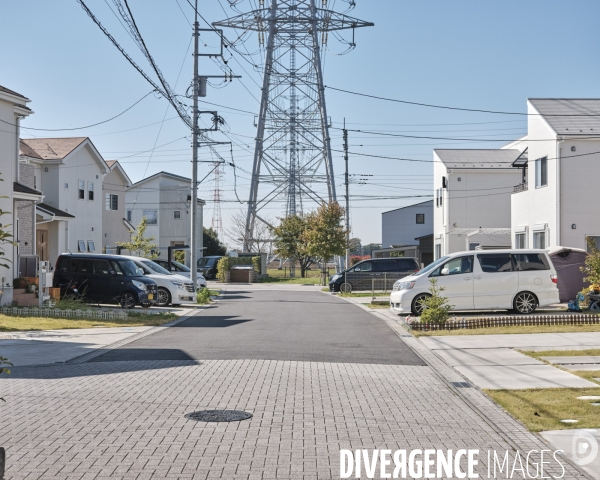 .Nouveau quartier résidentiel de la banlieue nord-est de Tokyo.