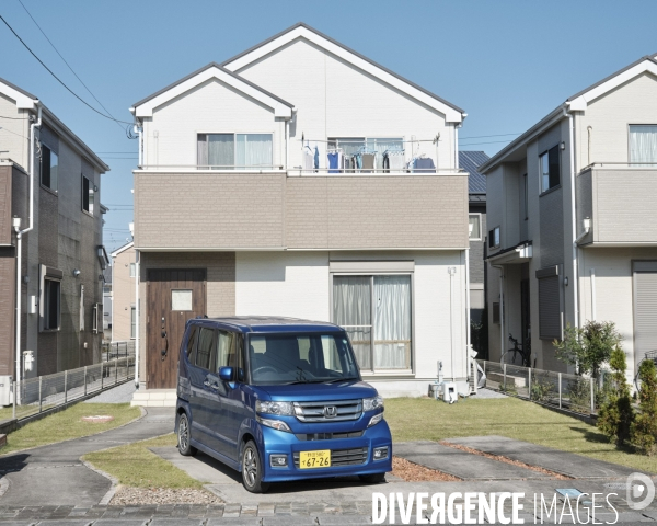 .Nouveau quartier résidentiel de la banlieue nord-est de Tokyo.