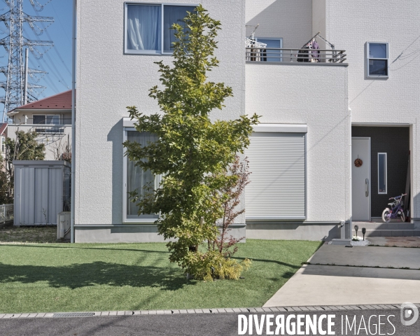 .Nouveau quartier résidentiel de la banlieue nord-est de Tokyo.