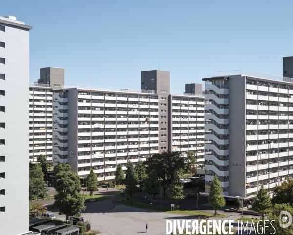 Tokyo, Grands Ensembles de 10 000 logements sociaux de Takashimadaira construits dans les années 60