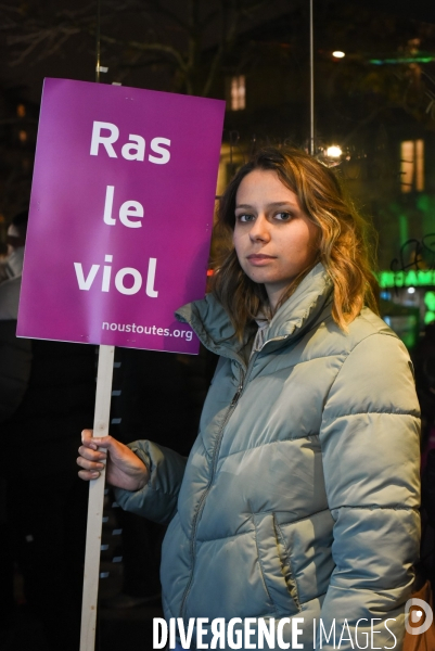 Manifestation contre les violences sexistes et sexuelles, à Paris le 20 novembre 2021. International women sday in Paris.