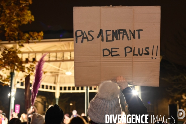 Manifestation contre les violences sexistes et sexuelles, à Paris le 20 novembre 2021. International women sday in Paris.