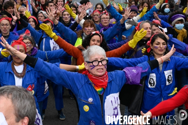 Manifestation contre les violences sexistes et sexuelles, à Paris le 20 novembre 2021. International women sday in Paris.