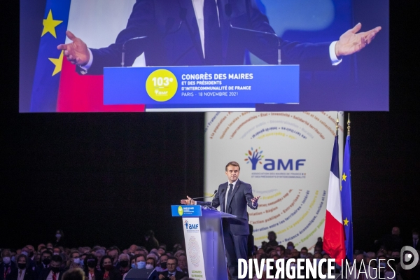 Emmanuel Macron au Congrès des maires de France