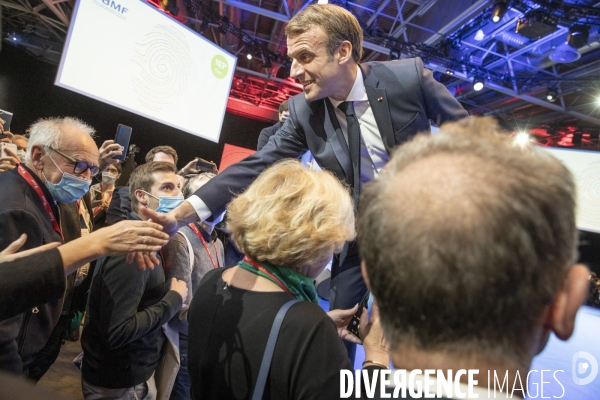 Emmanuel Macron au Congrès des maires de France