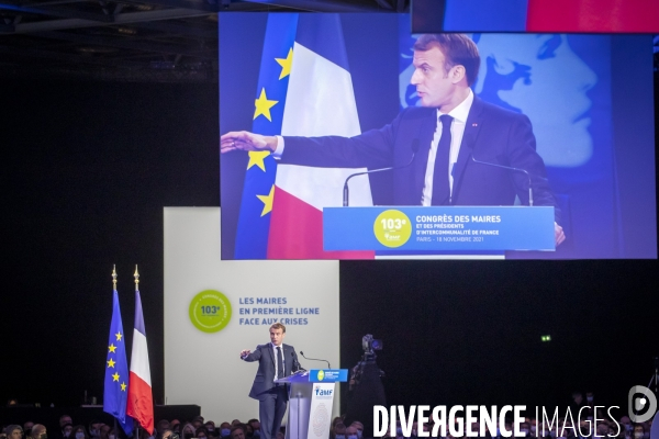 Emmanuel Macron au Congrès des maires de France