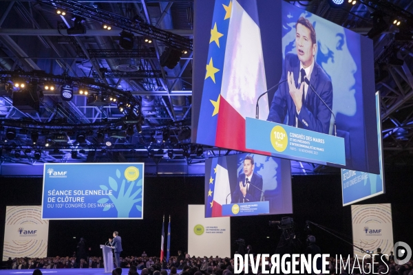 Emmanuel Macron au Congrès des maires de France