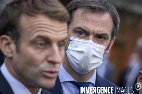 Emmanuel Macron dasn le Nord et l Aisne