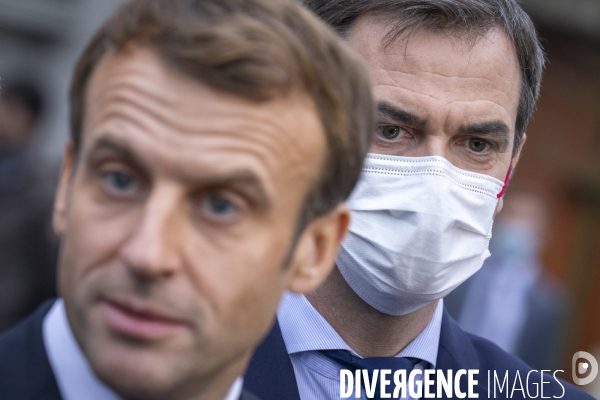 Emmanuel Macron dasn le Nord et l Aisne