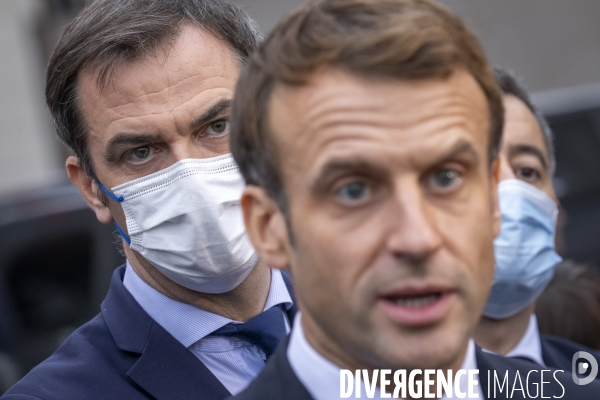 Emmanuel Macron dasn le Nord et l Aisne