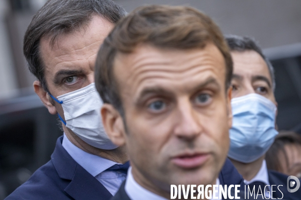 Emmanuel Macron dasn le Nord et l Aisne