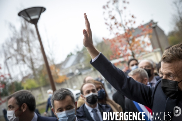 Emmanuel Macron dasn le Nord et l Aisne