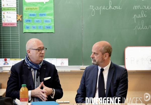 Christophe Kerrero avec Jean Michel BLANQUER