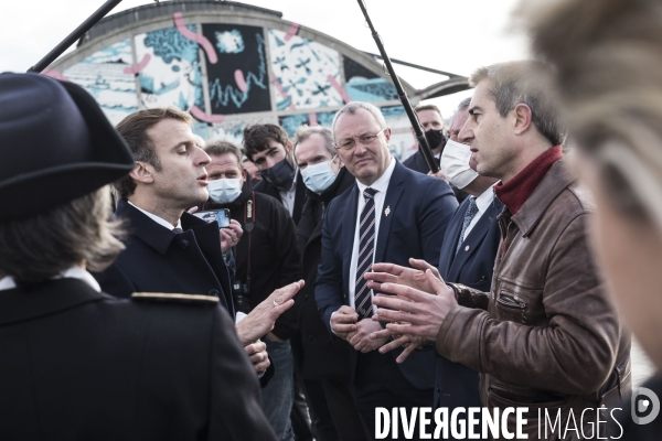 Emmanuel Macron à Amiens